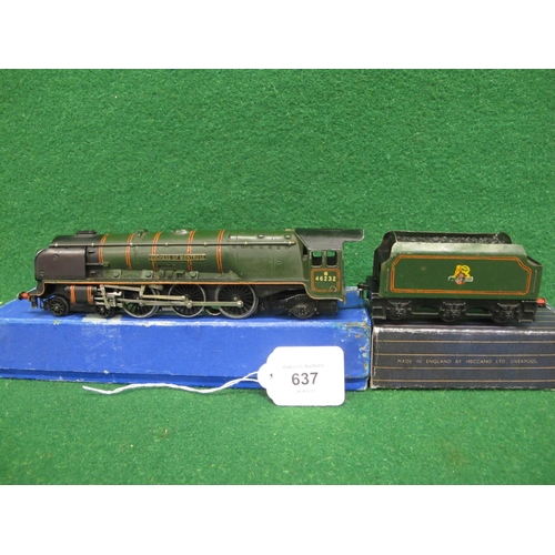 1950 S Hornby Dublo 3 Rail EDL12 4 6 2 Locomotive And Tender No 46232