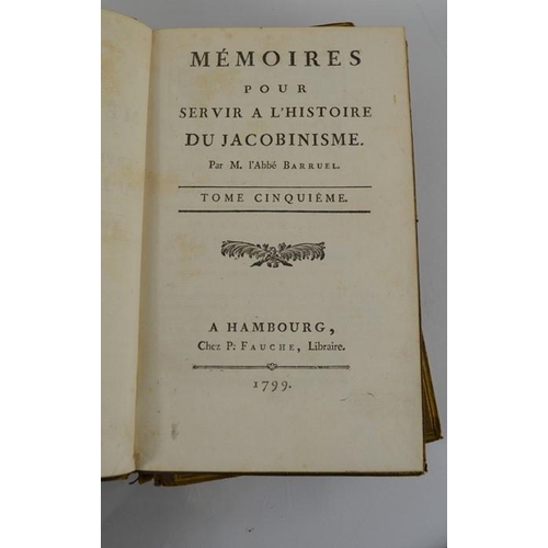 Two books both titled Mémoires pour servir à l Histoire du Jacobinisme