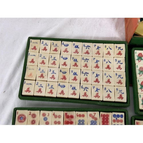 Vintage Mah Jong Set Boxed Box L X W X H