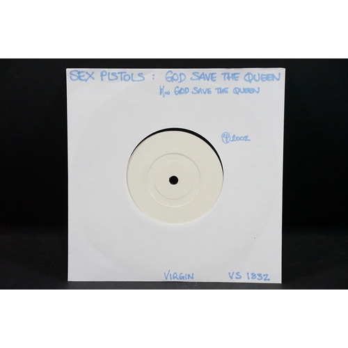 Vinyl Punk Sex Pistols God Save The Queen White Label Single