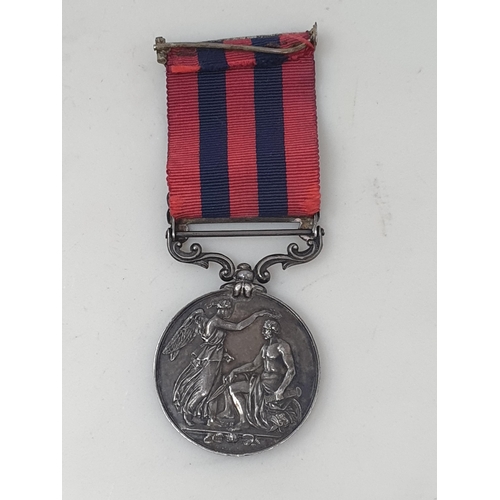 India General Service Medal With Pegu Clasp To Lieut J F J