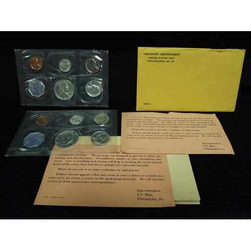 2 X U S Mint Proof Coin Sets Philadelphia Pennsylvania United