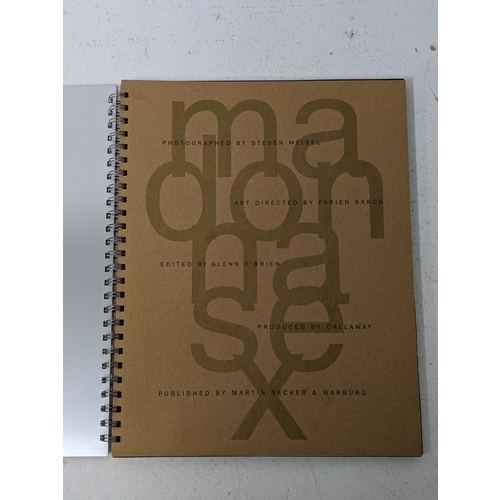 A 1992 Madonna Sex Book Photographed By Steven Meisel Art Directed By