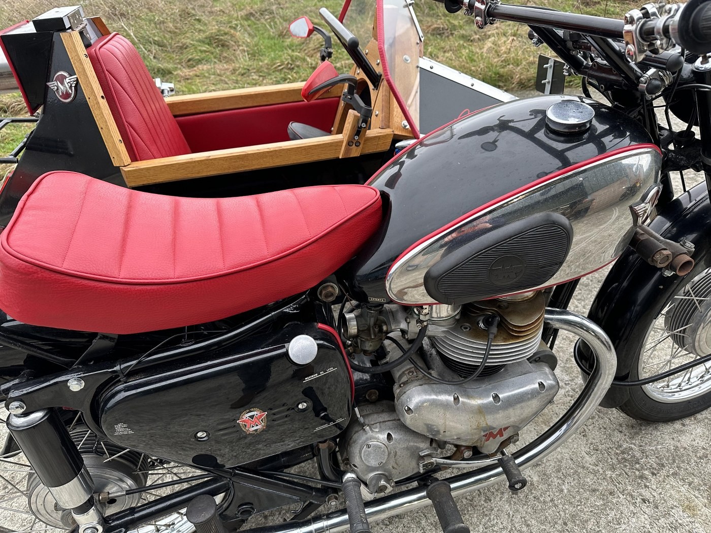 Matchless G With A Sidecar Registration Number Gfl Frame