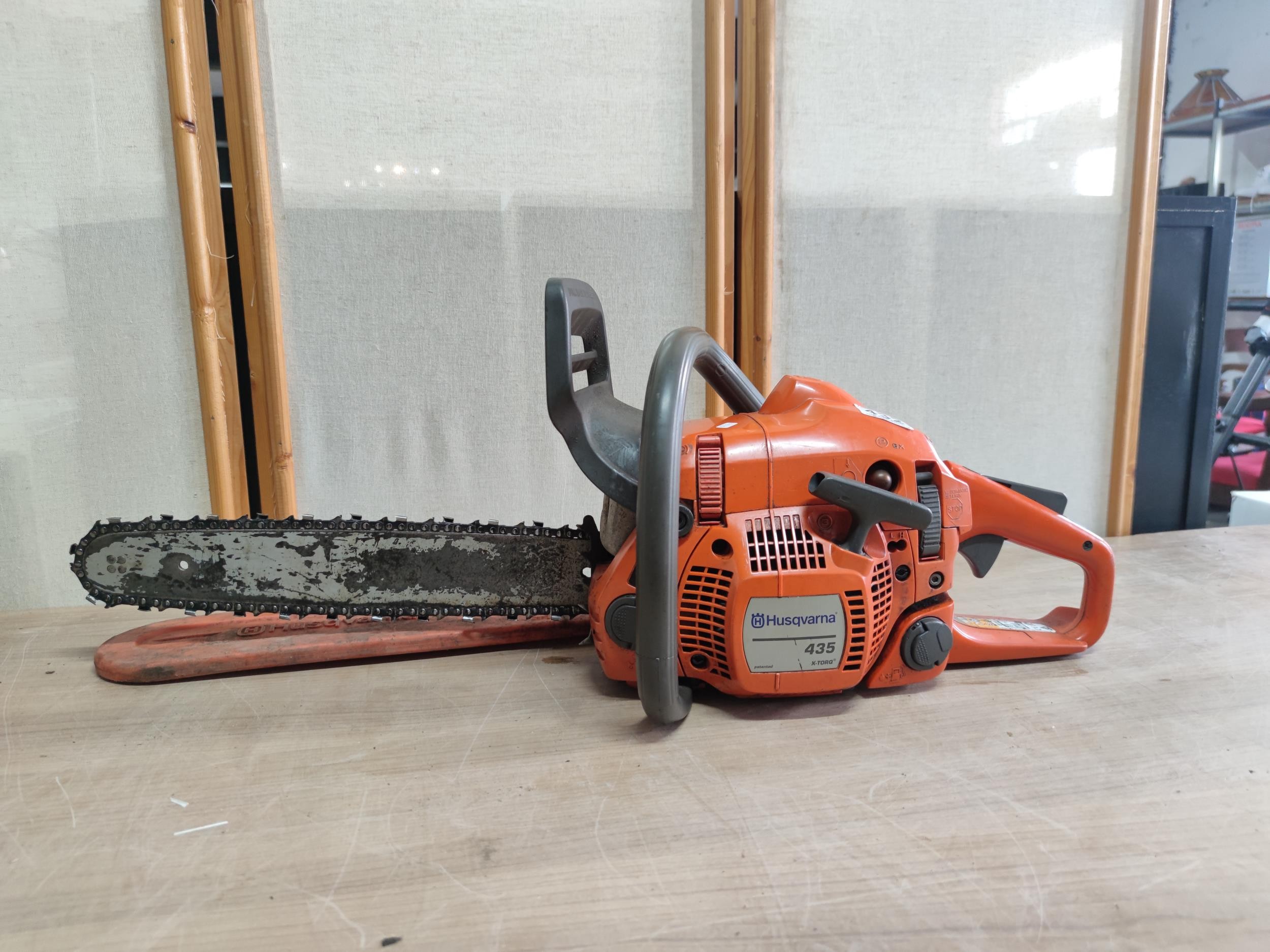 Husqvarna X Torq Petrol Chainsaw In Full Working Order With Blade