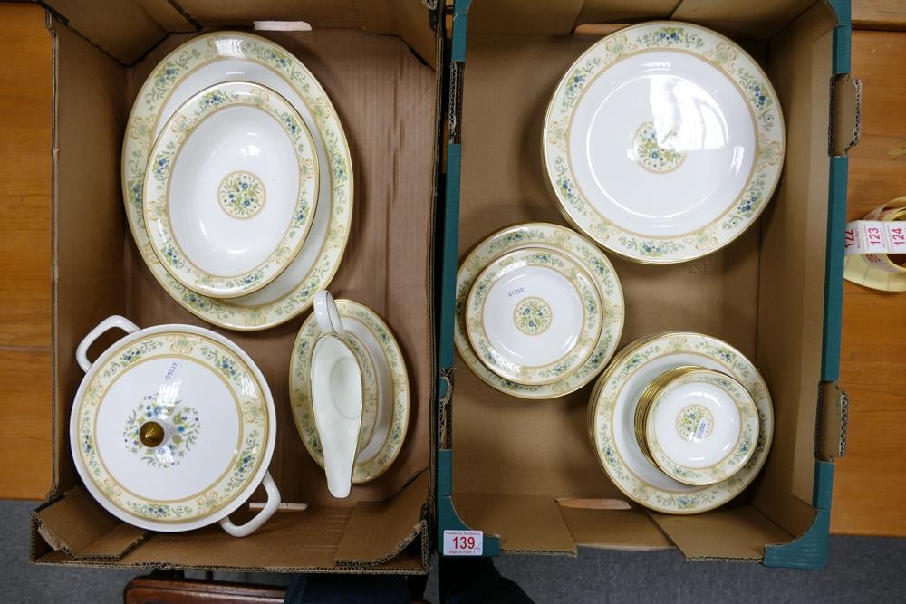 A Large Collection Of Wedgwood Ivory Agincourt Dinnerware To Include