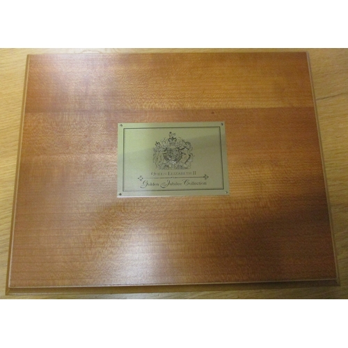 Golden Jubilee Silver Proof Cased Set Of Fdc With Alderney