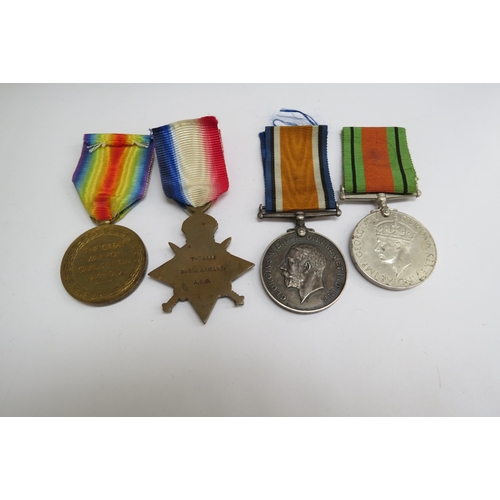 A Wwi Trio Of Medals The Star And War Medal Named To T Dvr H A