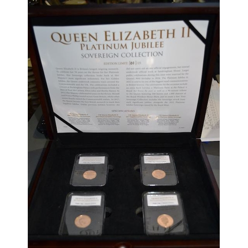 Queen Elizabeth Ii Platinum Jubilee Sovereign Collection Ltd Ed Of