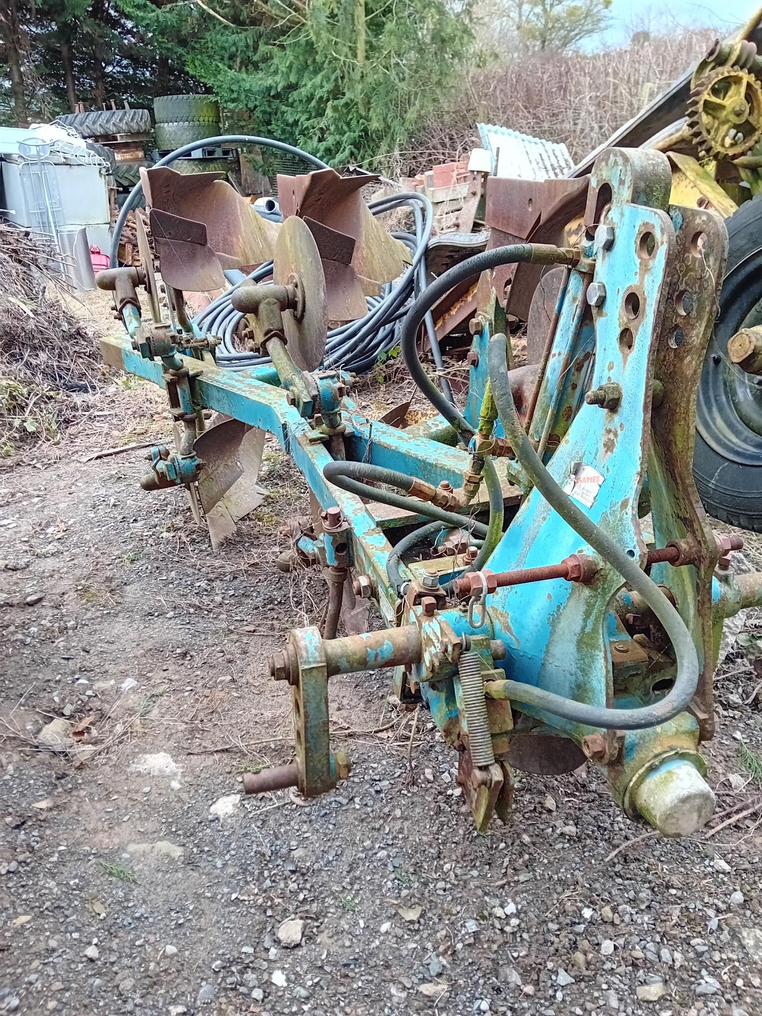 Ransomes Furrow Reversible Plough