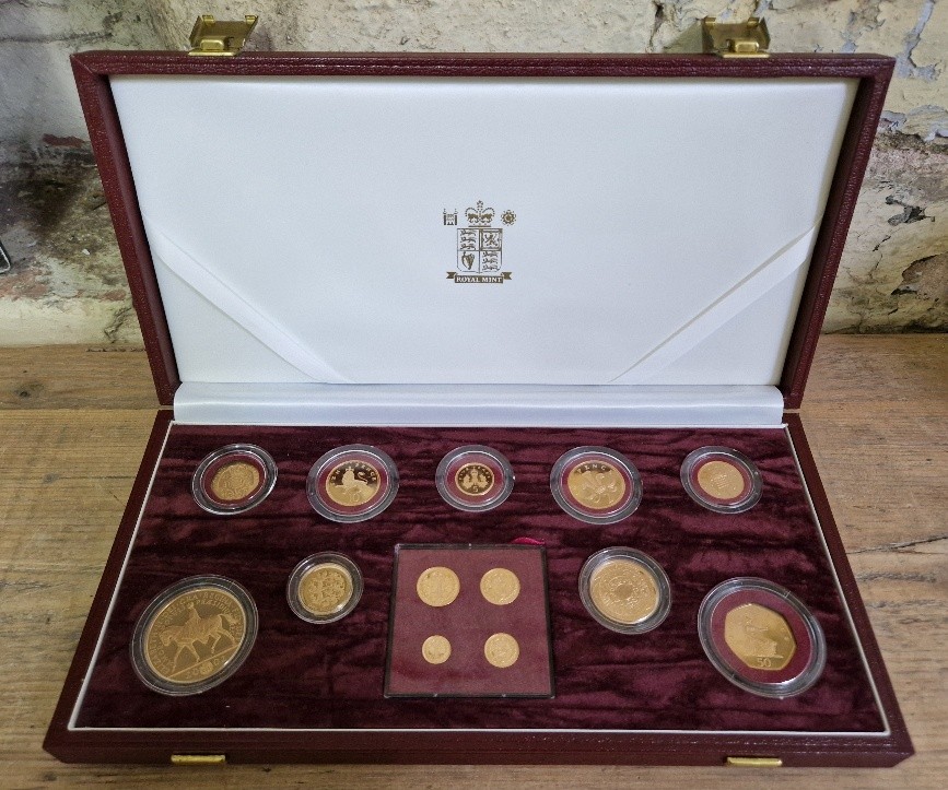 The Royal Mint United Kingdom Golden Jubilee Gold Proof Set