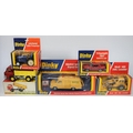 5 Dinky Toys Muir Hill 2WL Loader 437 In Yellow Ford D800 Tipper