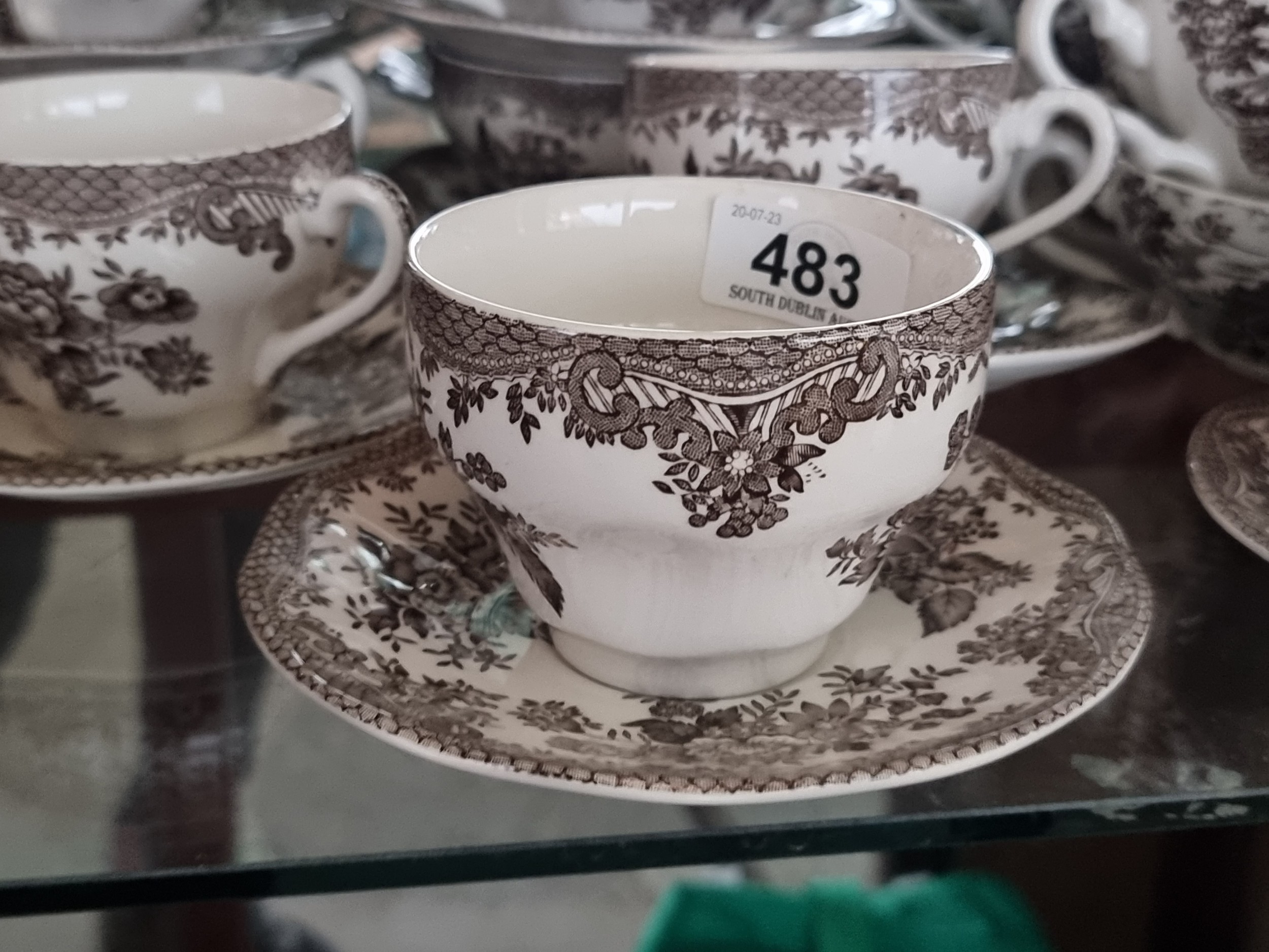 A Selection Of Forty Two Pieces Of Vintage Enoch Wedgwood Fine China In