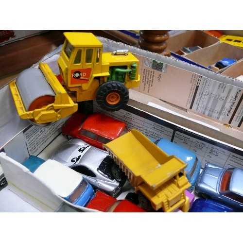 Mixed Collectors Box Of Cars Tanks And Other Vehicles Including Dinky