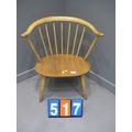 Ercol Blonde Cow Horn Chair