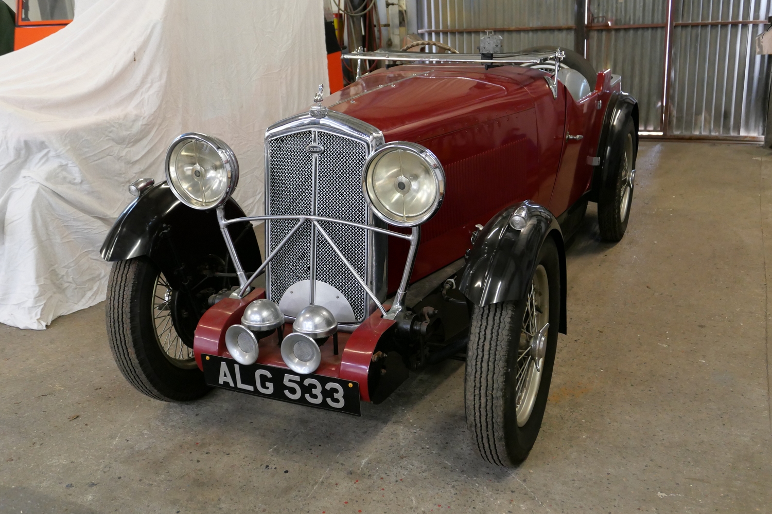 1933 Wolseley Hornet Special Swallow Tourer Registration Number ALG