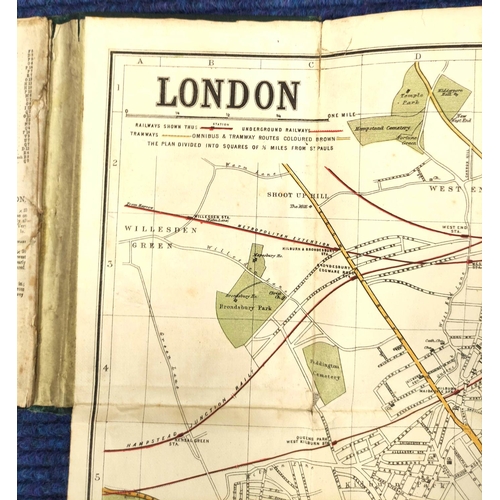 PHILIP GEORGE SON Philips Tape Indicator Map Of London Fldg Col