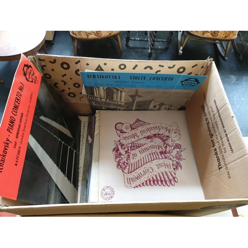 300 - Mixed box of records (L.P.s & singles)