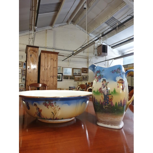 341 - Water jug and washing bowl