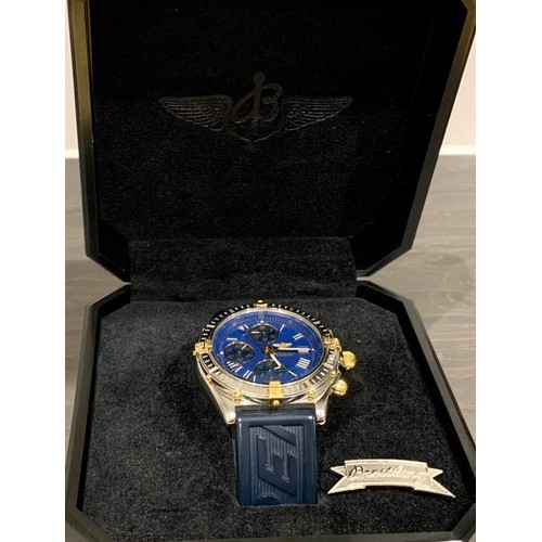 50 - Breitling gents watch limited series, in original box and certificate of authenticity, good conditio... 