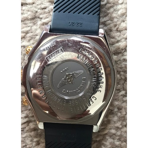 50 - Breitling gents watch limited series, in original box and certificate of authenticity, good conditio... 