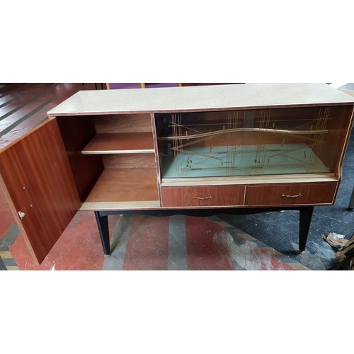 245 - 1960's/70's vintage sideboard, L122 x H72 x W21cm