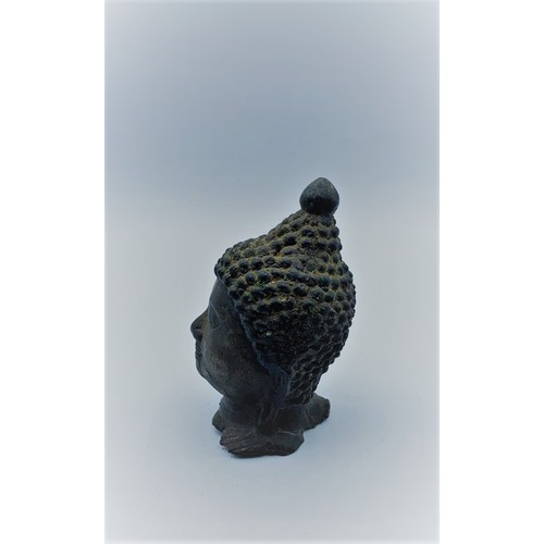 249 - Small metal Buddhist head without stand