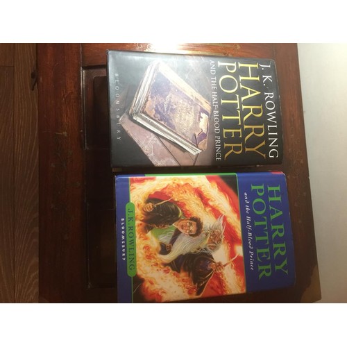 288 - 2x First editions of Harry Potter and the half blood prince, hardback editions from 2005, one having... 