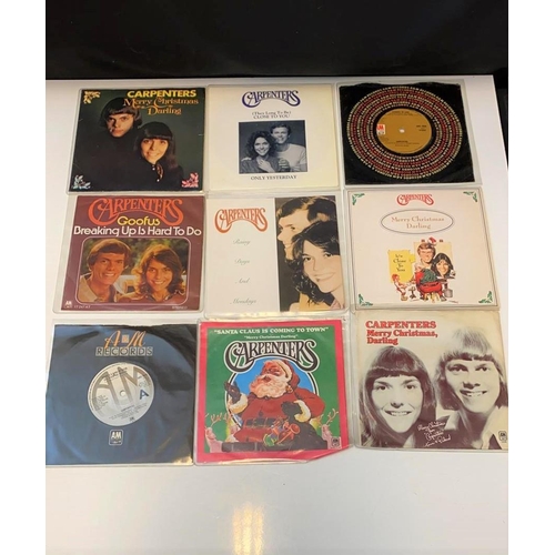 297 - The 'Carpenters collection' comprising of 21 singles (45 RPM) 43 albums (33 RPM), 4 box sets, 4 conc... 