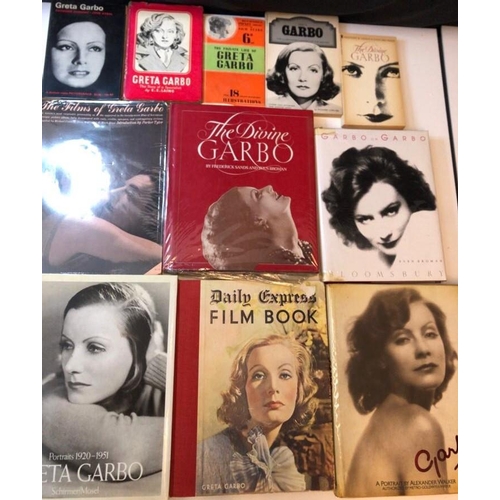 295 - 31 assorted books (mainly hardbacks) of Greta Garbo