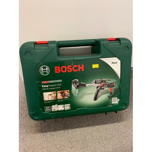 BOSCH EasyImpact 550 corded drill 550 watts in original Bosch Tool