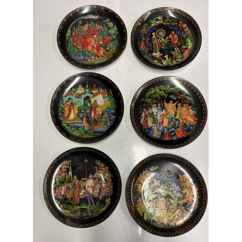 148 - 6 Bradford Exchange limited edition Russian Legends Fairy Tales Plates 

The collector plates are  m... 