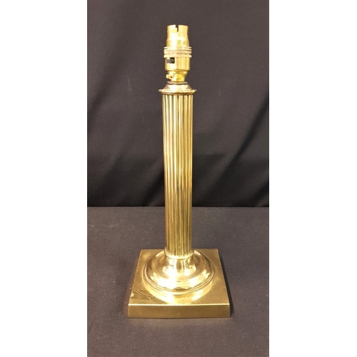 DISCONTINUED - 2 1/8 Inch Turned Brass Column (10421U) - Antique