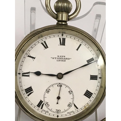 60 - Pocket Watches (3) to include a Kays Standard Lever