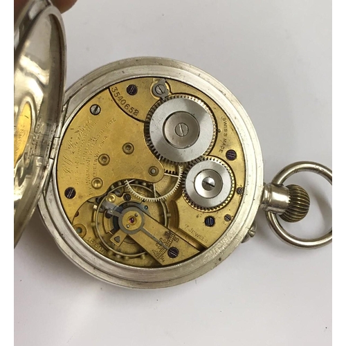 70 - Antique Silver JW Benson Pocket Watch, Ludgate Hill London