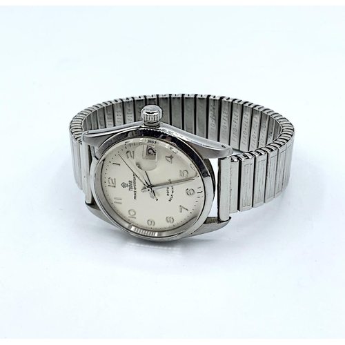 2 - Vintage 1952 TUDOR Prince Oysterdate (Oyster Perpetual) Rotor Self Winding Steel Watch with expandab... 