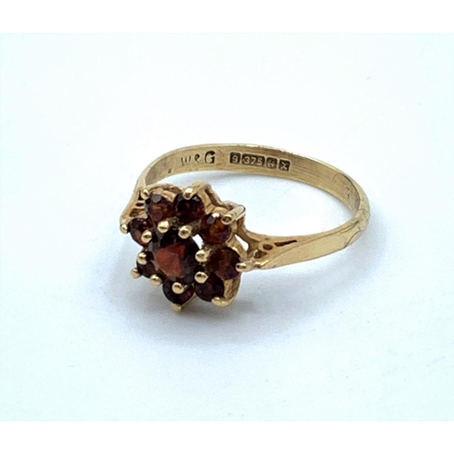 39 - Vintage 9CT Yellow Gold Ring with Crown mount, full hallmark inside band, size I and weigh 2g approx