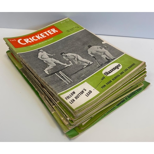 127 - 28 x The Cricketer Magazines 1950s 1960s