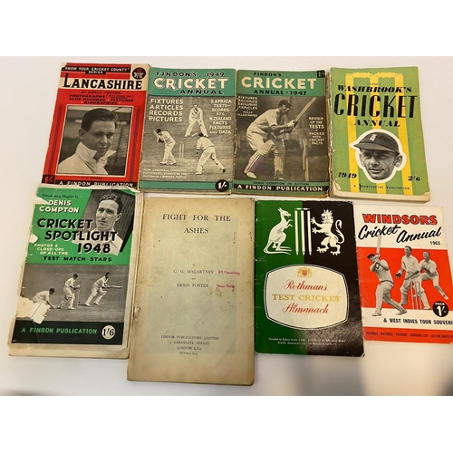 129 - 8 x Assorted Cricket magazines