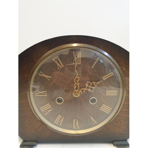 187 - Mantle Clock, 21x22cm