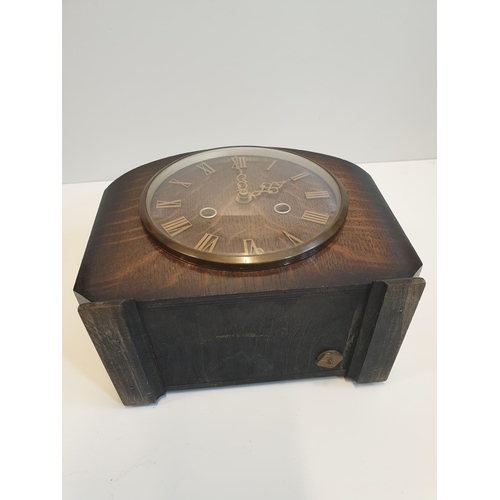 187 - Mantle Clock, 21x22cm