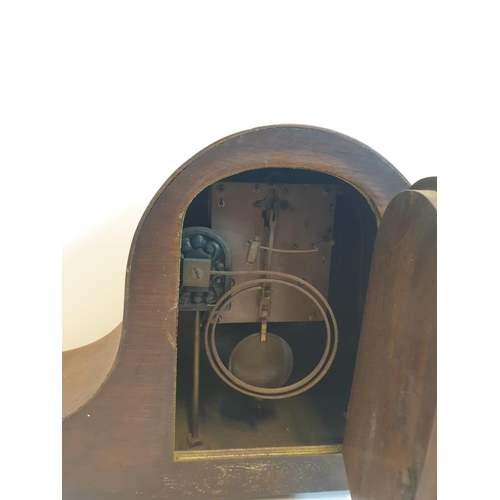 191 - Mantle Clock, 26x 43cm