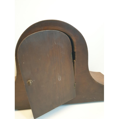 191 - Mantle Clock, 26x 43cm