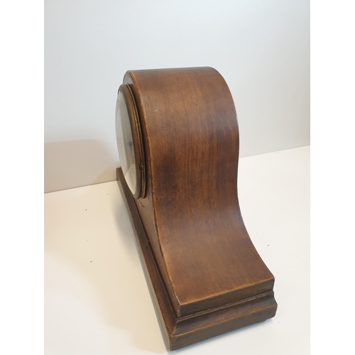 191 - Mantle Clock, 26x 43cm