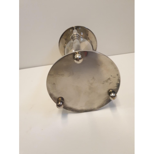 207 - Large Silver Plated Egg Timer, 24x12cm