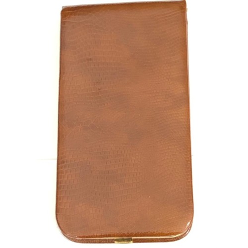 135 - Leather Cigar Case, size 23.5x7.2cm approx