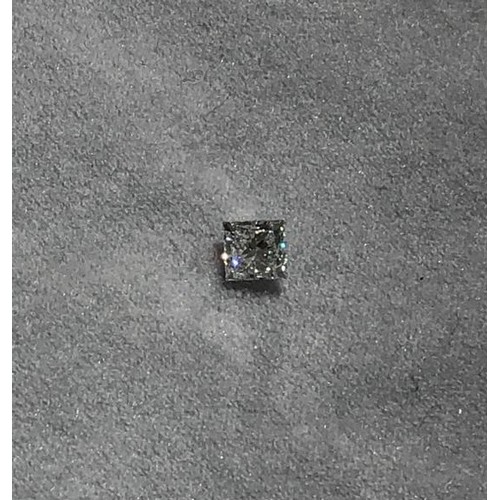 173 - 0.90ct Diamond Stone, Loose Stone Princess Cut H/SI1, GIA certificate 1347324597 (laser inscription ... 