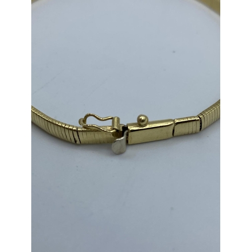 276 - 14ct Yellow Gold Bracelet 7.2g, 18cm