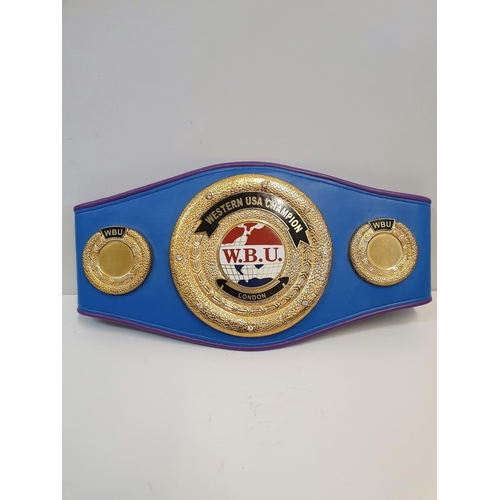 143 - WBU Western USA Champion Boxing Belt