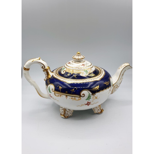 8 - H&R Daniel Fine Teapot and cover of 'Second Gadroon' shape, pattern no 4728 in perfect condition